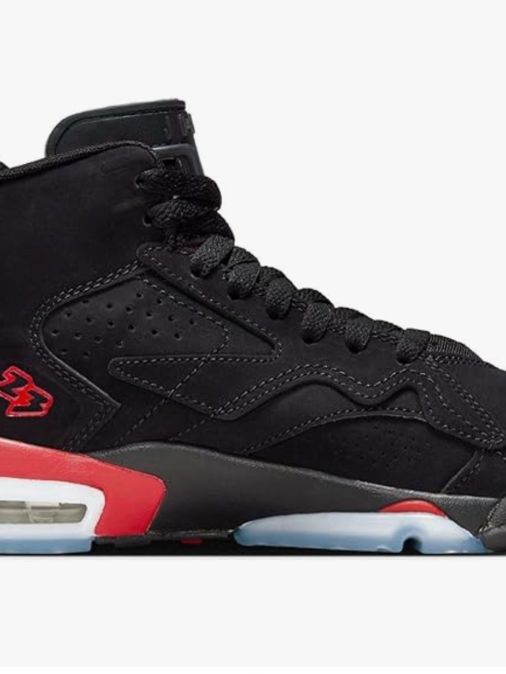 Jordan Big Kid's Jumpman MVP Black/University Red-White (DZ5577 061) - 7 NWT - Picture 3 of 7